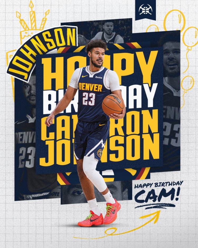 🎂三十而立!掘金官方祝卡梅隆·约翰逊30岁生日快乐!🎂